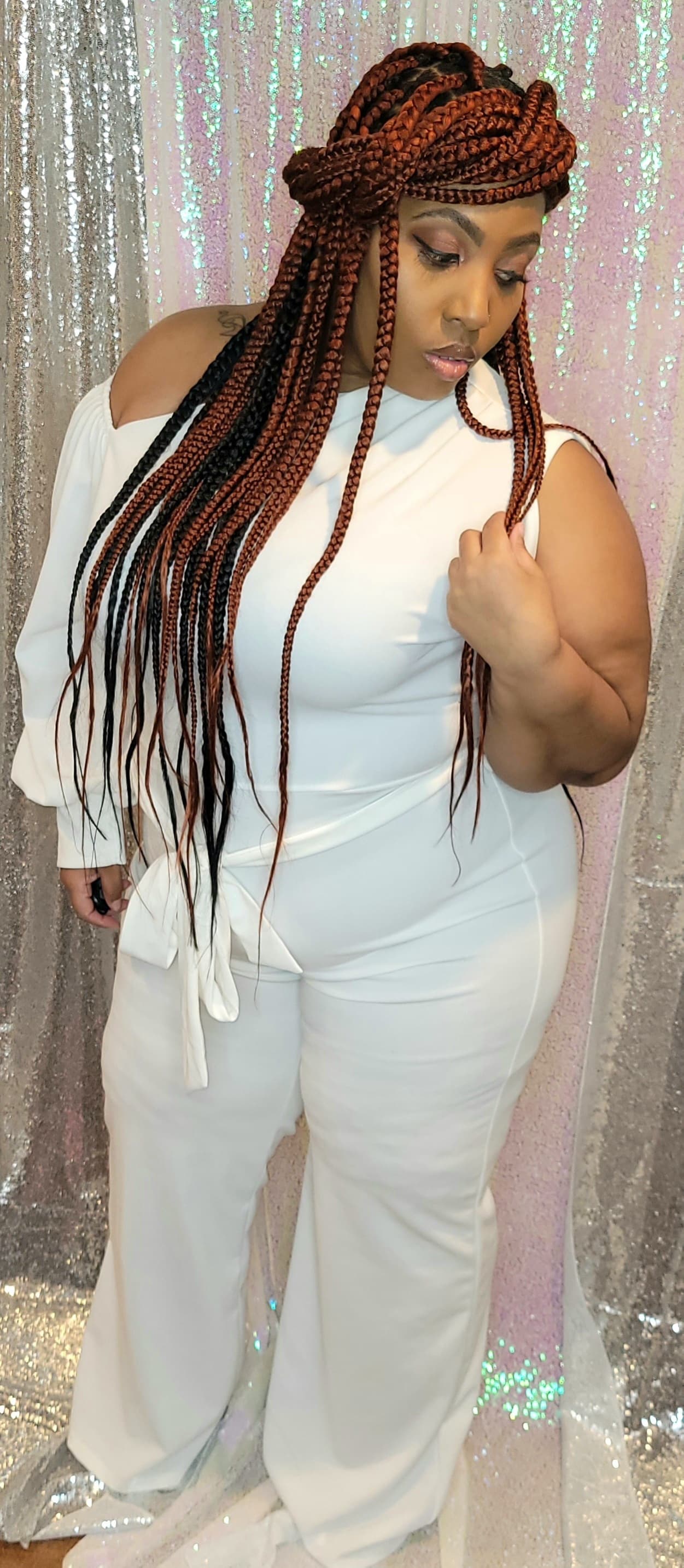 Winter White D'Lisa Jumpsuit