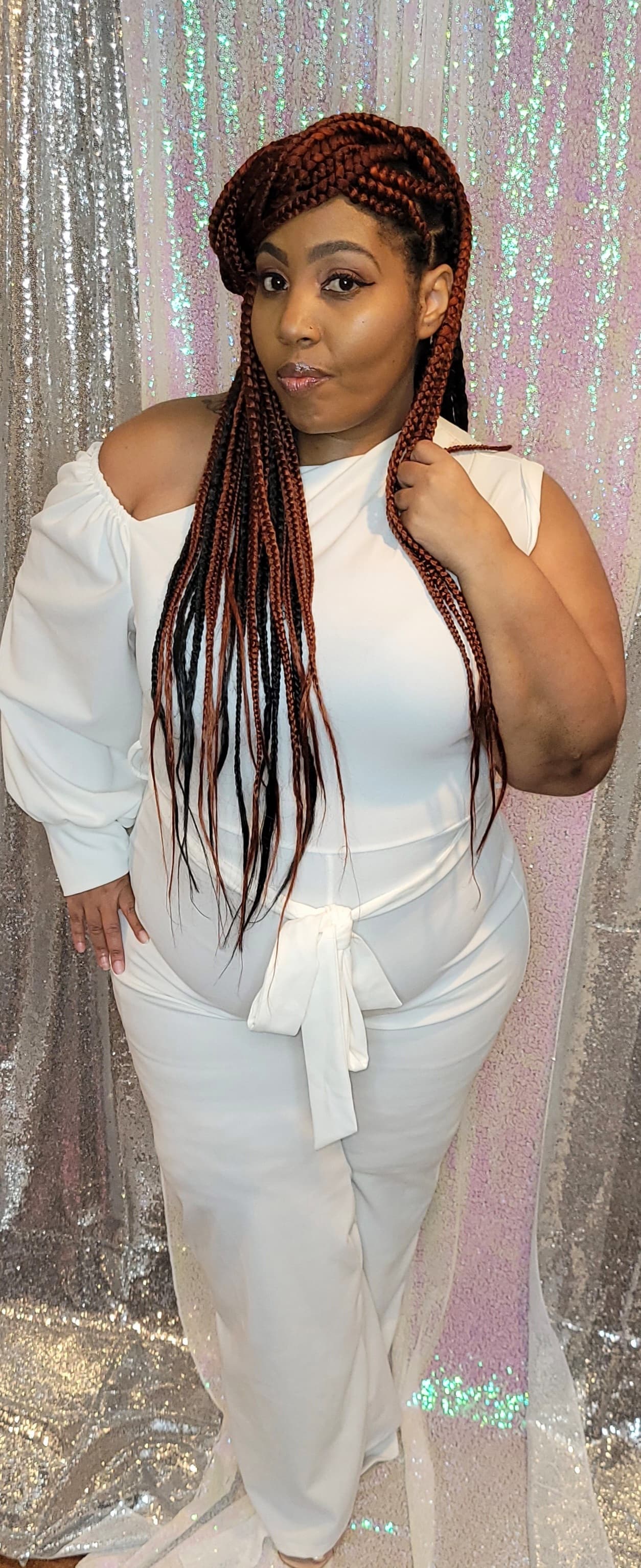 Winter White D'Lisa Jumpsuit